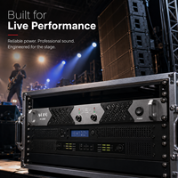 Amplifier DJ Digital 2 Kanal 600W 8 Ohm Profesional untuk Subwoofer Speaker Suara Altavoces