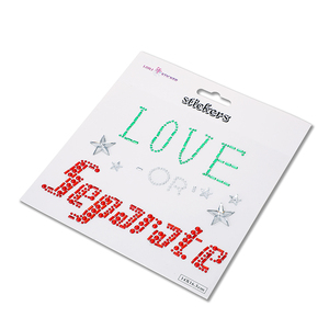 Adesivi <span class=keywords><strong>con</strong></span> Lettere in Cristallo 3D Personalizzati di Alta Qualità Laili, per Feste Fai-da-Te, <span class=keywords><strong>con</strong></span> Stampa Offset Ecologica - Product Image 5