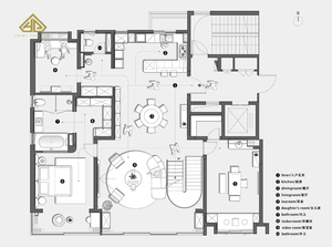 2025 Solutions de villas à guichet unique personnalisées Designs d'intérieur de maison de luxe Salon Design d'intérieur Fournisseur de matériaux de construction - Product Image 4
