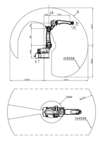 Robot de soudage industriel pour soudage à l'arc/MIG et laser, commande CNC, haute vitesse, meilleure offre