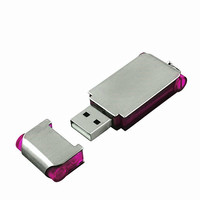 Grosir LV-001 Mini Metal USB Flash Drive penjualan terbaik memori Flash 2.0 8G 16G 32G Usb Disk