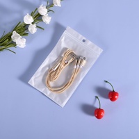 Film nacré, sac Yin Yang modèle 02, matériau PET+CPP, étui pour câble de données mobile, emballage de bijoux, cadeau, blanc nacré personnalisé