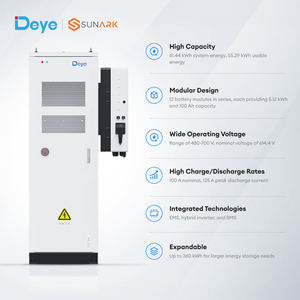 Deye <strong>GE</strong>-F60 Power Container Solar Energy Storage 50Kwh 100Kwh 200Kwh Ess <strong>Battery</strong> Cabinet for Solar System - Product Image 2