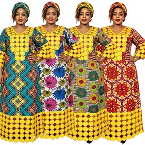 <span class=keywords><strong>Robe</strong></span> africaine brodée cirée pour femme, Boubou de luxe, <span class=keywords><strong>Robe</strong></span> de cérémonie turque, <span class=keywords><strong>Robe</strong></span> de soirée, <span class=keywords><strong>Robe</strong></span> de mariage et de fête en <span class=keywords><strong>Bazin</strong></span> Riche au design riche - Product Image 5