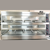 Vitrine chauffante pour burgers KFC et ailes de poulet, en acier inoxydable, pour usage commercial, fabriquée en Chine