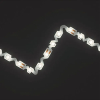 Bande LED 6.5mm couleur WS2835B 120LEDs/m RGB Adressable Flexible Strip Light 120V Digital S Shape for DIY Neon Sign Lights