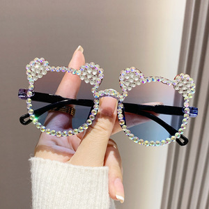 Korean Version Children's Cute and Fashionable UV Resistant <strong>Sunglasses</strong> <strong>for</strong> Taking Photos - Product Image 2