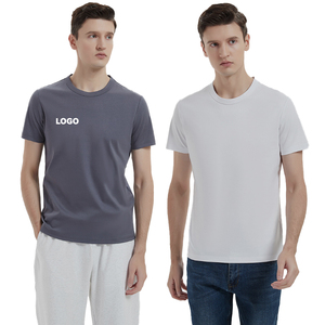2025 190 gm réversible coton mercerisé à manches courtes <span class=keywords><strong>4XL</strong></span> col rond <span class=keywords><strong>grande</strong></span> <span class=keywords><strong>taille</strong></span> T-shirt pour hommes - Product Image 6