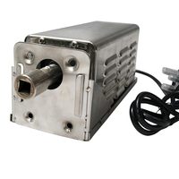 Moteur de rôtissoire BBQ en métal robuste 30W, étanche et anti-poussière, certifié CE, charge maximale 80kg, pour rôtir le porc au charbon de bois