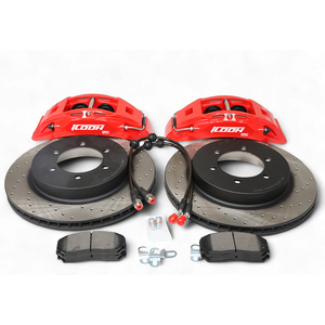 Kits de freno grande de 4 pistones ICOOH de alta calidad DM4 355MM Kits de freno de tamaño de rotor para Golf 5 6 7 <span class=keywords><strong>8</strong></span> - Product Image 3