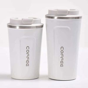304 Stainless Steel <b>Coffee</b> Mug Portable Car Thermos Business Office Gift Dual-Drink Mug - Product Image 4