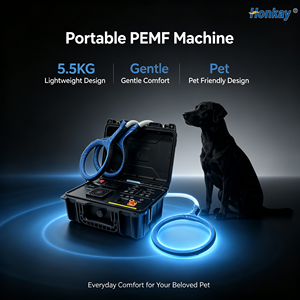 Tapis de thérapie PEMF portable pour chien, lumière rouge, utilisation à domicile, soulagement de la douleur chez les animaux, magnétothérapie, rééducation, machine à boucle PEMF - Product Image 1