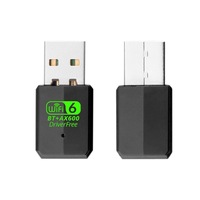 Adaptateur USB WiFi 6 BT5.4 AX600 sans pilote, récepteur réseau sans fil double bande 802.11ax pour PC portable