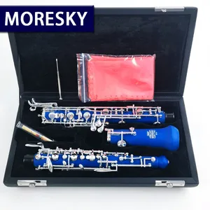 MORESKY Oboe bleu ABS Clé Do Style semi-automatique Cupronickel Nickelé S15 - Product Image 2