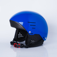 Casque de sport nautique professionnel en ABS, orange haute visibilité, avec fentes de ventilation, pour kayak, rafting, surf, canoë