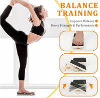Planche d'équilibre réglable pour l'entraînement de la stabilité à une jambe, équipement d'exercice simple pour les pieds, idéal pour la force des chevilles et des pieds - Vente en gros