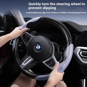 Quatre saisons coupe universelle confortable ultra-mince antidérapant daim hiver peluche <span class=keywords><strong>volant</strong></span> couverture carte poignée - Product Image 5