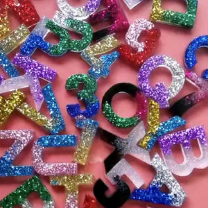 TIMESRUI résine époxy lettre <span class=keywords><strong>moule</strong></span> Kit de démarrage <span class=keywords><strong>Silicone</strong></span> Alphabet résine moules pour porte-clés et fabrication de bijoux - Product Image 6