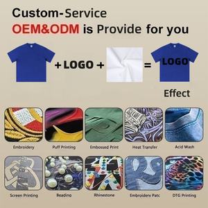 Camiseta Corta TKAN627D, Estilo Nuevo, 100% Algodón, Lavada, Holgada, Personalizada, Moda Urbana para Hombre, Talla Grande, Estilo Desgastado - Product Image 5