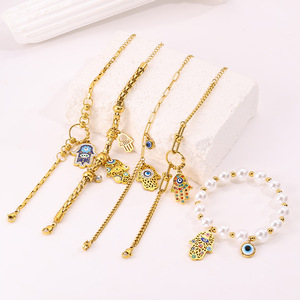Pulsera de Acero Inoxidable Chapada en Oro de 18k, Diseño Doble Capa, Cadena Cubana Plana y Gruesa, para Mujer, Nueva, ODM - Product Image 2