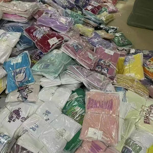 남성 숙녀 하이 퀄리티 브랜드 티셔츠 방글라데시 의류 재고 로트 남은 O 넥 프린트 티셔츠 사용 의류 - Product Image 5