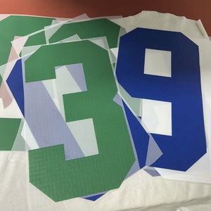 Formato personalizzato trasferimento di calore in vinile lettere <span class=keywords><strong>e</strong></span> <span class=keywords><strong>numeri</strong></span> di calcio Rugby calcio basket numero di maglia <span class=keywords><strong>e</strong></span> <span class=keywords><strong>nomi</strong></span> adesivo in vinile decalcomania - Product Image 2