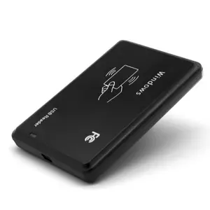 Đầu Đọc Thẻ RS232 USB RFID Thẻ Thông Minh Kiểm Soát Ra Vào AR20C Đầu Đọc Thẻ Di Động Cầm Tay 14443A 125KHz 13.56MHz