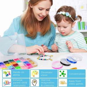 Juego de 24, 108, 120 Colores, Cuentas de Plástico Planas de 6x1mm con Temática de Fantasía y Ciencia Ficción, para Hacer Pulseras y Collares, Kit de Joyería DIY con Logotipo Personalizado - Product Image 2