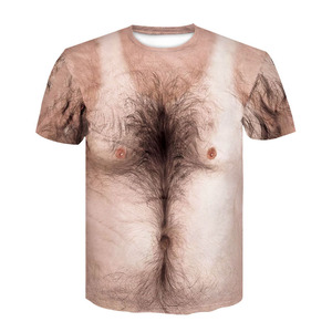 Camiseta de Punto Sostenible para Hombre, Talla Grande, con Estampado de Dibujos Animados de Sonrisa <span class=keywords><strong>Sinister</strong></span> Divertida en 3D, Diseño Personalizado - Product Image 4