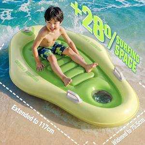 Flotador Inflable para Niños con Asas, Bomba de Aire Integrada, Material de PVC, Capacidad de 40 kg, Ligero, para Playa, Resort, Hotel - Product Image 3