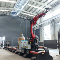 Máquina de soldadura robótica de estructura de acero ZMDE, Robot de marco de soldadura automático Roboter para soldadura