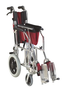Fauteuil roulant pliant <span class=keywords><strong>en</strong></span> <span class=keywords><strong>aluminium</strong></span> léger AOLIKE certifié CE ISO UKCA pour centre de réadaptation - Product Image 4