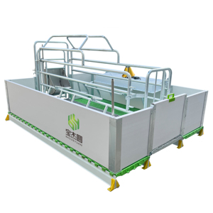 Penna da parto in gabbia per <span class=keywords><strong>suini</strong></span> premaman zincata con componenti portanti - Product Image 6