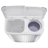 Machine à laver domestique à Double cylindre, Double seau, pliable, semi-automatique, Mini petite baignoire électrique en acier inoxydable