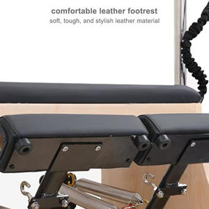 NQ SPORTS Équipement de fitness pour studio Pilates, Chaise Reformer en bois de chêne et d'érable durable – Chaise Wunda réglable pour la gym et le <span class=keywords><strong>yoga</strong></span> - Product Image 4