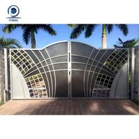 Portail en fer forgé de luxe artisanal Prima Deluxe pour portail de villa principale