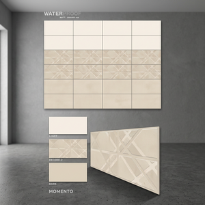 Carreaux muraux intérieurs en céramique émaillée nano métallisée mate 30x60cm (12x24) 300x600mm en porcelaine pour salle de bain et usage commercial - Product Image 3