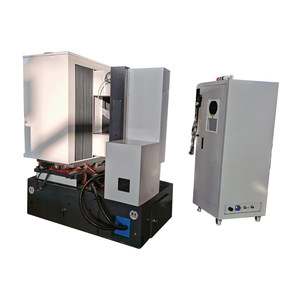 Máquina cortadora de alambre de diamante abrasivo CNC automática modelo SX7745, línea de arena WEDM con núcleo PLC y componentes de Motor de bomba - Product Image 4