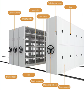 Thư viện di động tập tin Tủ lưu trữ kệ lưu trữ số lượng lớn lưu trữ bản vẽ Tủ lưu trữ khối lượng kệ tủ - Product Image 3