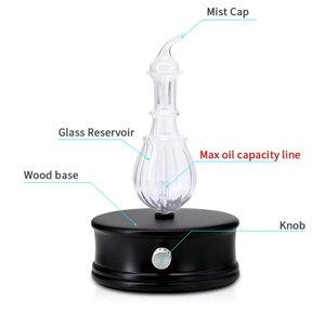 Difusor de Aromaterapia Eléctrico para el Hogar, sin Agua, de Madera y Vidrio, para Aceites Esenciales Puros - Product Image 6