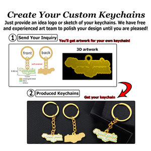 Chaveiro com Logotipo Personalizado, Anel de Chave com Logotipo de Letra, Chaveiros de <span class=keywords><strong>Metal</strong></span> em Liga de Zinco, Fabricante com 20 Anos, Chaveiro Personalizado para Presentes - Product Image 5