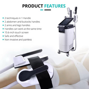 Machine de stimulation <span class=keywords><strong>musculaire</strong></span> professionnelle EMS verticale 4 poignées <span class=keywords><strong>2</strong></span> en 1 - Product Image 4