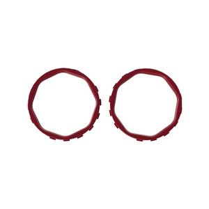 Carmine <strong>Red</strong> Redesigned Octagonal Gated Sticks Accent Rings for <strong>Xbox</strong> Series X/S <strong>Controller</strong> EXtremeRate ASR Version Shell - Product Image 1