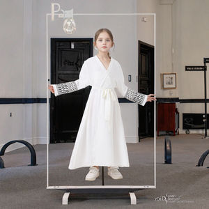 Open Front Jilbabs Belt Long Sleeve Open Front Abaya Dress Maxi <b>Kaftan</b> Tassel Embroidery <b>for</b> Muslim <b>Women</b> Made Polyester Islamic - Product Image 3