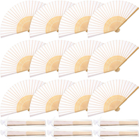 Mini ventilateurs portatifs pliants en bambou personnalisés propre Logo sculpté Technique fête de mariage et Rave Festival faveurs prix