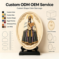 Artisanat en résine personnalisé Jésus Roi des Juifs INRI, plaque 3D en relief, Art déco, décoration murale pour église catholique, cadeau, ornement