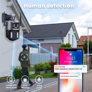 กล้องวงจรปิดแบบ PTZ ซูม10X ได้3เลนส์12MP ไร้สาย6K ไร้สาย IPC360กล้องรักษาความปลอดภัยกลางแจ้งที่บ้านกล้อง PTZ IP - Product Image 6