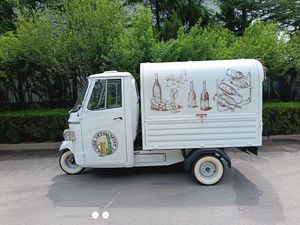 Furgone Gelateria <span class=keywords><strong>Piaggio</strong></span> Motorizzato Multifunzione a 3 Ruote Camion Rimorchio Cibo Mobile in Acciaio Inossidabile con Lunga Durata di Servizio - Product Image 6