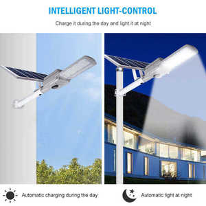 Lampe <span class=keywords><strong>solaire</strong></span> tout-en-un de haute qualité avec <span class=keywords><strong>panneau</strong></span> 200W IP65 en alliage d'aluminium pour éclairage routier - Product Image 5