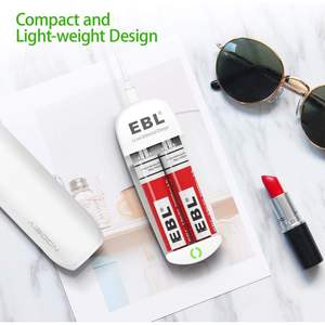Cargador de Baterías Universal EBL 18650 3.7V Recargable de Litio IMR 10440 14500 16340 18650 RCR123A con Pantalla LED - Product Image 1